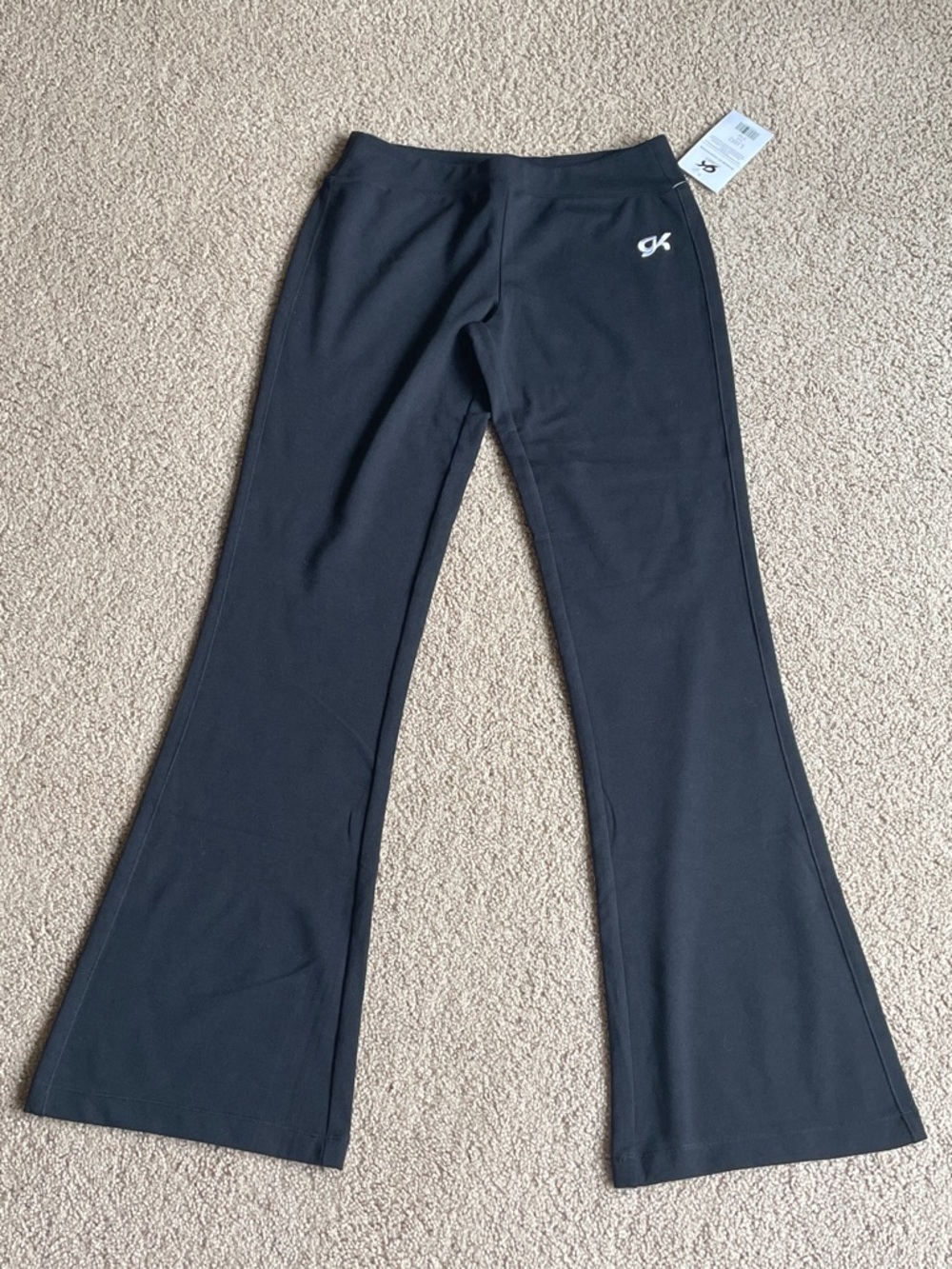 NWT GK Women’s Black Flared Athletic Leggings